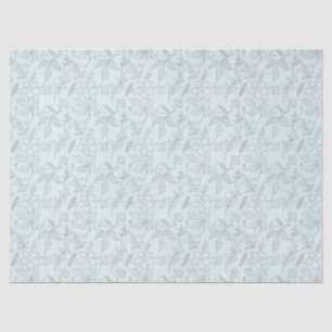 Stencil-Blume auf Light Green Decoupage Seidenpapier