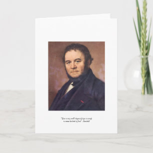 Stendahl "Geburt der Liebe" Grußkarte Karte