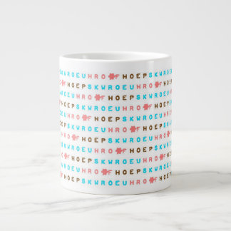 Steno Liebe-Hoffnungs-Freude-Tasse Jumbo-Tasse