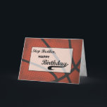 Step Brother Birthday Basketball Groß Karte<br><div class="desc">Wenn etwas, das nicht jeden Tag passiert, wie der Geburtstag eines Schrittbruders, dann sollten Sie alles tun, um den Moment etwas Besonderes zu machen. Wenn er feiert, dass sein bald Geburtstag passiert, dann wird diese Karte sicher einen Geburtstagsgruß machen. DER TEXT AUF DER KARTENDECKE IST EIN GRUNGE-STIL, DER ABSICHTLICH ALTER...</div>