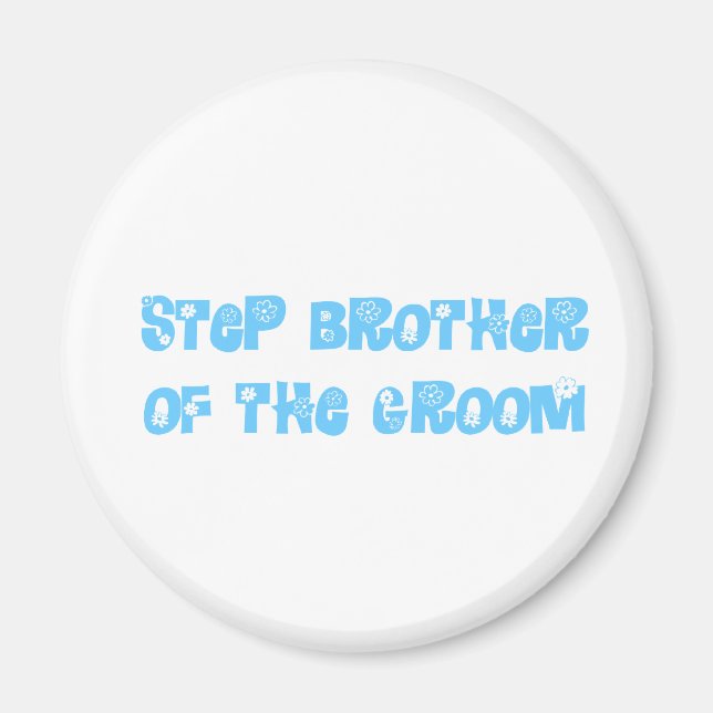 Step Brother of the Groom Magnet (Vorne)