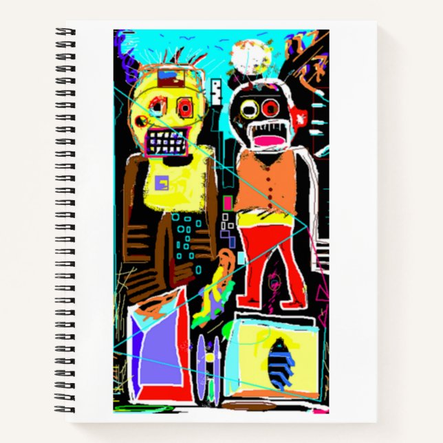 Step Brothers Abstrakt Notebook Notizbuch (Vorderseite)
