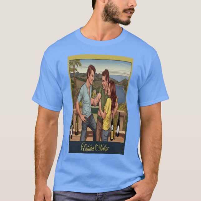 Step Catalina Wine Mixer T-Shirt (Vorderseite)