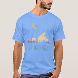 Step Dad Bear with 2 Cubs Shirt Twice Blessed Step