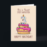 Step Daughter 3. Geburtstag, 3. Geburtstag, auf Sw Karte<br><div class="desc">Stellen Sie sich einfach den Blick auf das Gesicht Ihrer Stieftochter vor,  wenn sie diese süße Tortenkarte für ihren 3. Geburtstag bekommt. Vertrauen Sie darauf,  dass diese sie an diesem besonderen Tag sicher glücklich machen wird.</div>