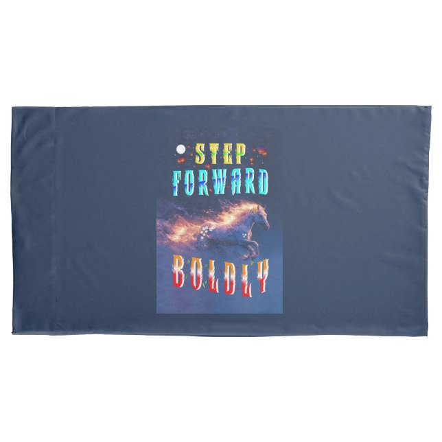 Step Forward Boldly Kissenbezug (Vorderseite)