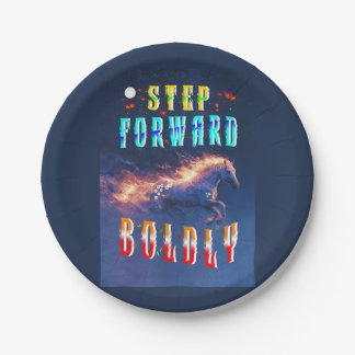 Step Forward Boldly Pappteller