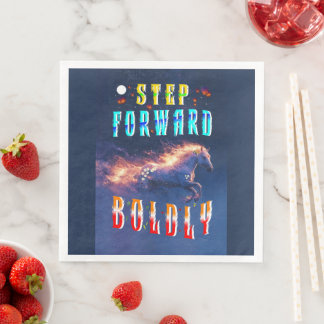Step Forward Boldly Serviette