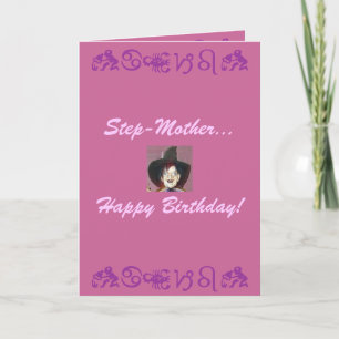 Step-Mother... Alles Gute zum Geburtstag! Karte
