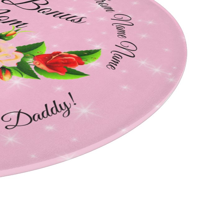 Step Mother Bonus Mama Mother Day Schneidebrett (Ecke)
