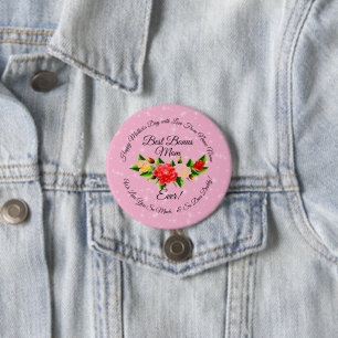 Step Mother Bonus Mama Mütter Tag Grosses Abzeiche Button