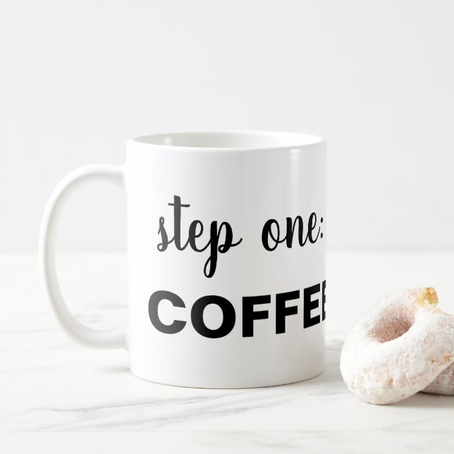 Step One KAFFEE Kaffeetasse (Mit Donut)