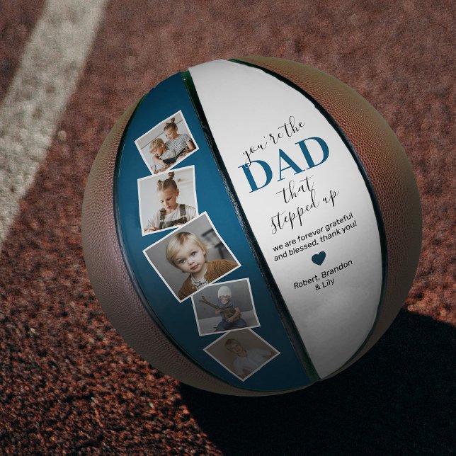 Step Papa Vatertag Foto Basketball (Von Creator hochgeladen)
