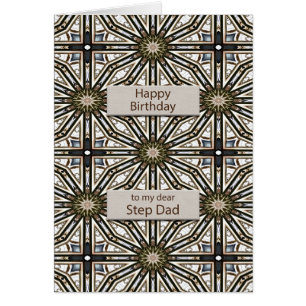 Step Vater Birthday Abstrakt Mandala Design