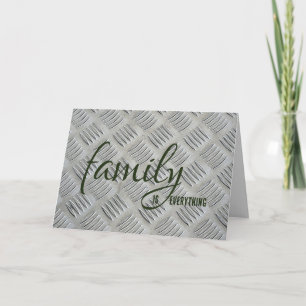 Step Vater Birthday Metal Design Karte