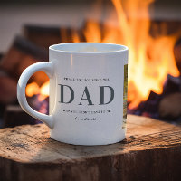 Step Vater | Drei Foto Collage Tasse