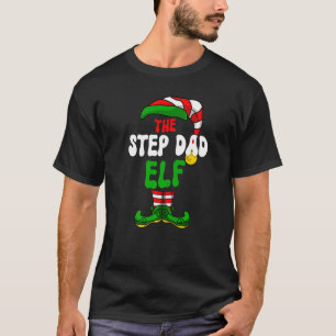 Step Vater Elf Pajama Matching Group Weihnachtsfei T-Shirt