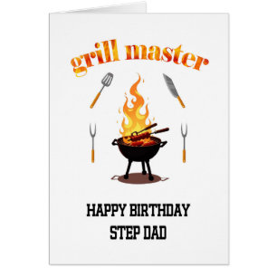 Step Vater Grill Master Geburtstag