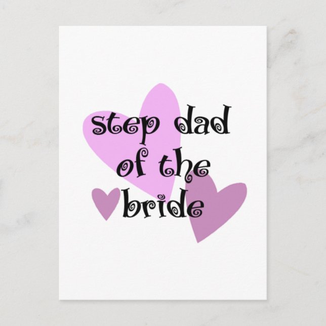 Step Vater of the Bride Postkarte (Vorderseite)