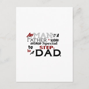 Step Vater Quote Vathage Day Postkarte