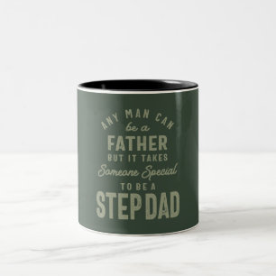 Step Vater - The Special - Vatertag Zweifarbige Tasse