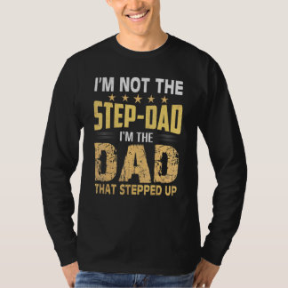 Step Vater Vathers Day T-Shirt von Daughter Son Ki