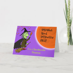 Stepama Halloween Hexe mit Potionskarte Karte