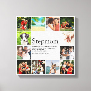 Stepama Stepmum Bonus Mama Definition Foto Collage Leinwanddruck