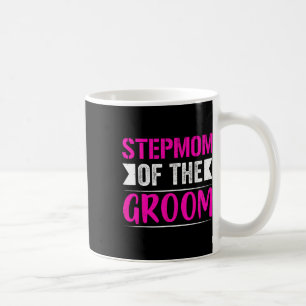 Stepama vom Groom gibt Mama Braut Hochzeitsgarten Kaffeetasse