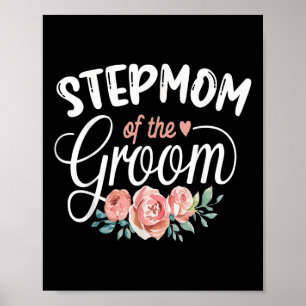 Stepama vom Groom gibt Mama Braut Hochzeitsgarten Poster