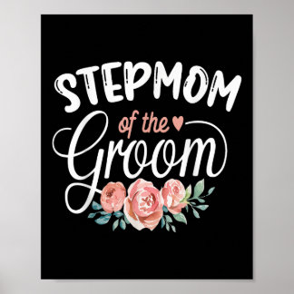 Stepama vom Groom gibt Mama Braut Hochzeitsgarten Poster