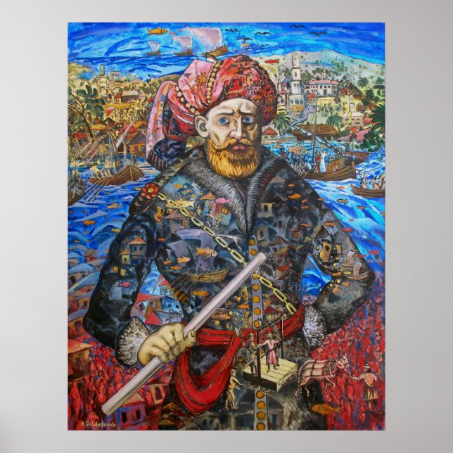 Stepan Razin Charming Letters Original Poster (Vorne)