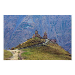 Stepantsminda Kazbegi Georgia Fotodruck