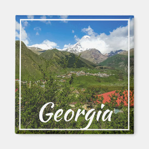 Stepantsminda Kazbegi Georgia Gergeti Caucuses Magnet