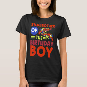 Stepbruder des Geburtstags Boy Lazer Tag Bday Par T-Shirt