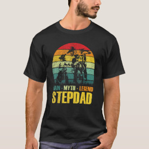 Stepdad der Mann der Mythos der Legende lustige Vä T-Shirt