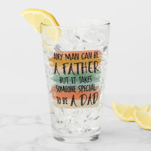 Stepdad Father's Day-Geschenk Besondere Väter Glas