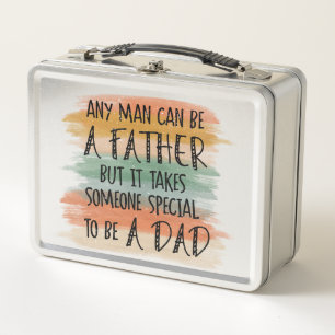Stepdad Father's Day-Geschenk   Besondere Väter Metall Brotdose