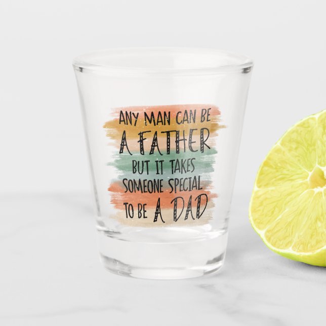 Stepdad Father's Day-Geschenk | Besondere Väter Schnapsglas (Vorderseite)