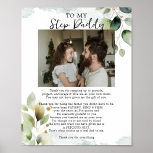 Stepdad-Geschenk von Step-Tochter Poster