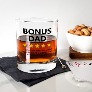 Stepdad Review Bonus Vater Whiskyglas