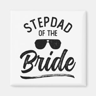 Stepdad von der Braut Matching Wedding Party Magnet