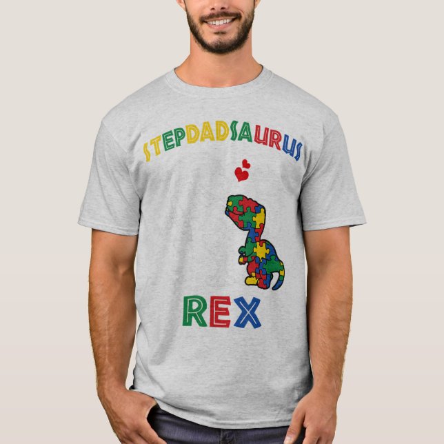 Stepdadrsaurus Rex - Ideal für Stiefvater, der T-Shirt (Vorderseite)