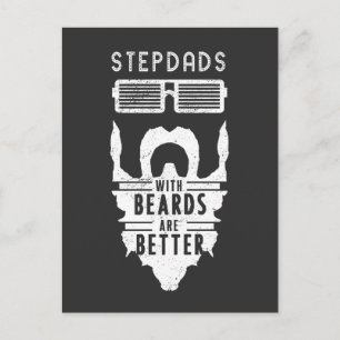 Stepdads mit Bärten sind ein Geschenk des besseren Postkarte