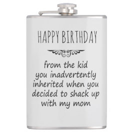 Stepfather-Geschenk Flachmann