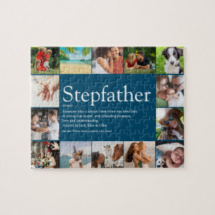 Stepfather, Stepdad Definition 14 Foto Blau Puzzle