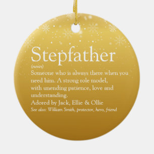 Stepfather Stepdad - Definition Keramik Ornament