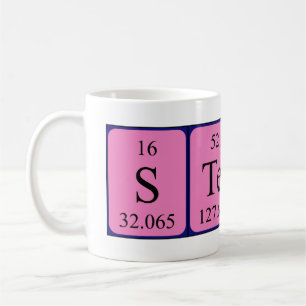 Steph Namen-Tasse periodischer Tabelle Kaffeetasse