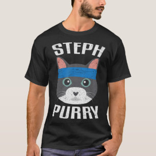 Steph Purry Cat - Funny Basketball Shirt