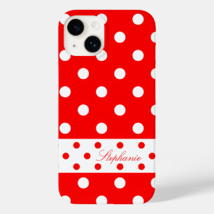 Stephanie - Niedliche Polka Punkte mit Ihrem Namen Case-Mate iPhone Hülle